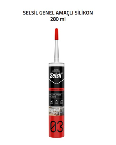 ANTRASİT GRİ SİLİKON - SELSİL (280ml) (K-25)